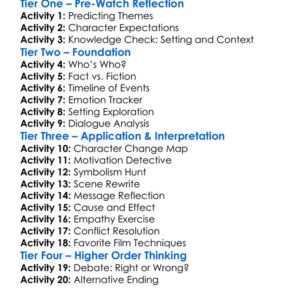Monster 2003 Worksheet Activity Booklet