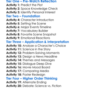 Moonfall 2022 Worksheet Activity Booklet