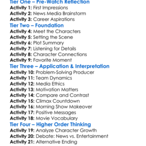Morning Glory 2010 Worksheet Activity Booklet