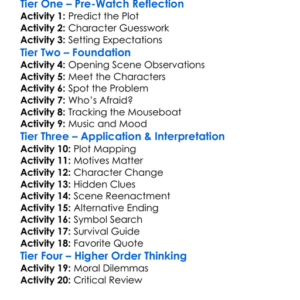 Mouseboat Massacre 2025 Worksheet Activity Booklet