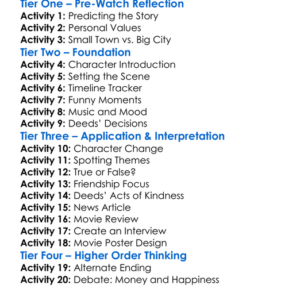 Mr Deeds 2002 Worksheet Activity Booklet