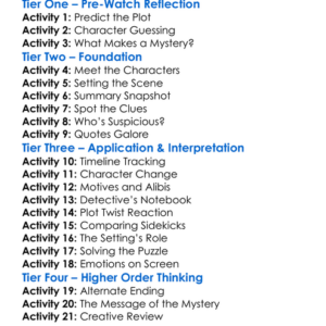 Murder Mystery 2 2023 Worksheet Activity Booklet