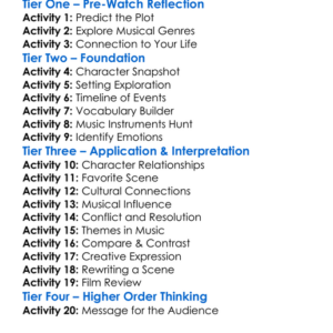 Musica 2023 Worksheet Activity Booklet