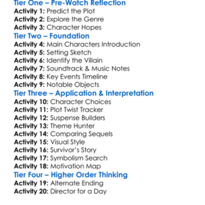 Mutilator 2 2023 Worksheet Activity Booklet