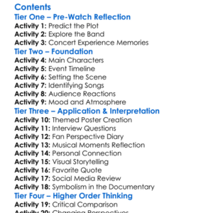 My Morning Jacket One Big Holiday 2011 Worksheet Activity Booklet