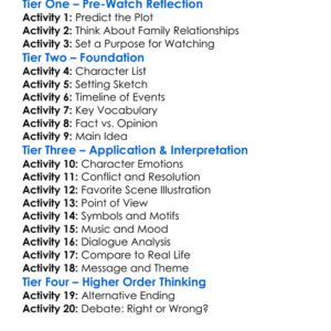 My Mother Stole My Life 2024 Worksheet Activity Booklet