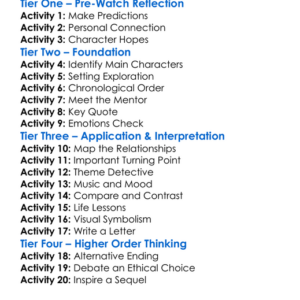 My Old Ass 2024 Worksheet Activity Booklet
