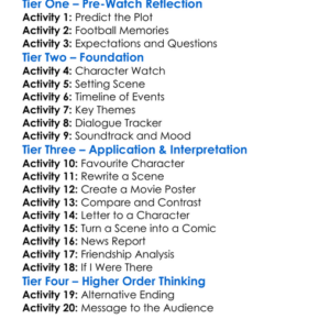 My Summer With Des 1998 Worksheet Activity Booklet
