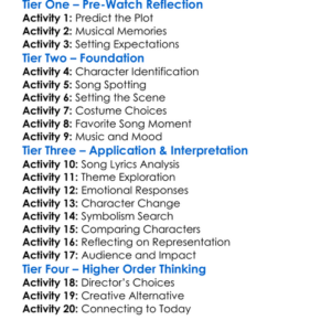 Naked Boys Singing 2007 Worksheet Activity Booklet