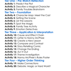 Nanny Mcphee Returns Worksheet Activity Booklet