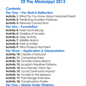 National Parks Exploration Series Acadia Worksheet Activity Booklet