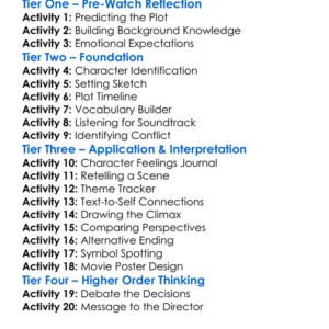 Never Let Go 2024 Worksheet Activity Booklet