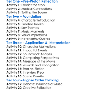 New Order Story 1993 Worksheet Activity Booklet