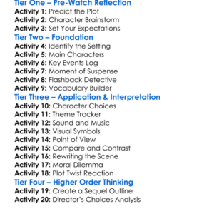 Night Carnage 2025 Worksheet Activity Booklet