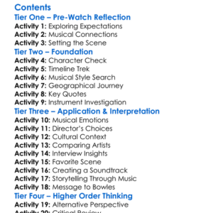 Night Waltz The Music Of Paul Bowles 2000 Worksheet Activity Booklet