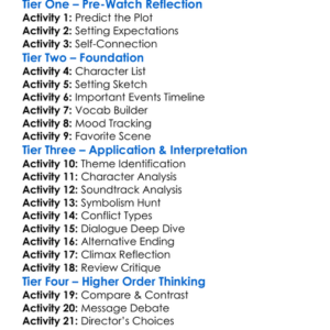Nightmare Symphony 2020 Worksheet Activity Booklet