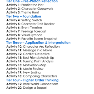 Nimona Worksheet Activity Booklet