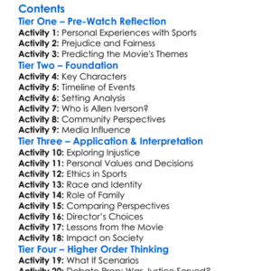 No Crossover The Trial Of Allen Iverson 2010 Worksheet Activity Booklet