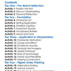 No Place To Hide The Rehtaeh Parsons Story 2015 Worksheet Activity Booklet