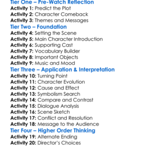 Nobody 2 2025 Worksheet Activity Booklet