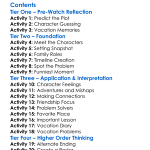 Norm Of The North Family Vacation 2020 Worksheet Activity Booklet