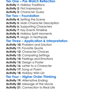 Northpole Open For Christmas 2015 Worksheet Activity Booklet