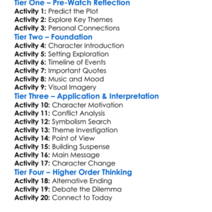 Nothing Lasts Forever 2022 Worksheet Activity Booklet