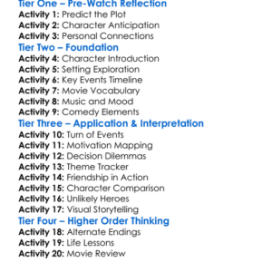 Nothing To Lose 1997 Worksheet Activity Booklet