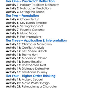 Nutcrackers 2024 Worksheet Activity Booklet