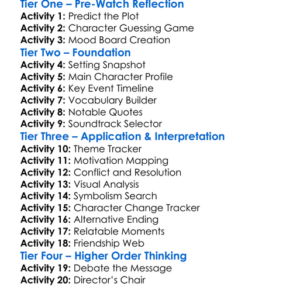 O Death 2023 Worksheet Activity Booklet