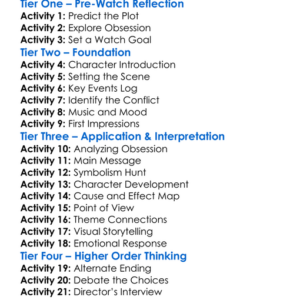 Obsession 2025 Worksheet Activity Booklet