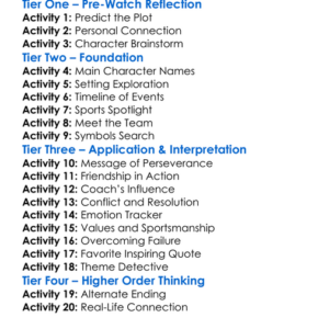 Olympians At Heart 2021 Worksheet Activity Booklet