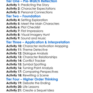 On Swift Horses 2025 Worksheet Activity Booklet