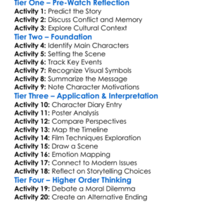 On Three Posters 2004 Worksheet Activity Booklet