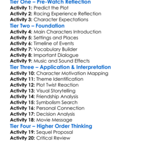 One Fast Move 2024 Worksheet Activity Booklet