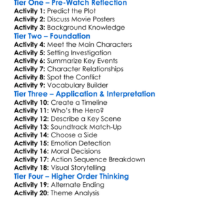 One In The Chamber 2012 Worksheet Activity Booklet