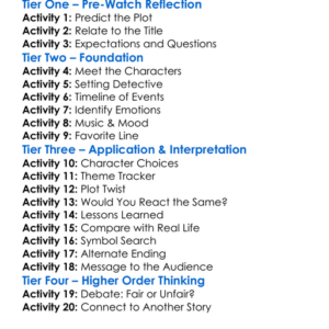 One Of Them Days 2025 Worksheet Activity Booklet