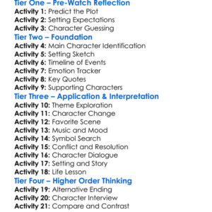 One Summer 2021 Worksheet Activity Booklet