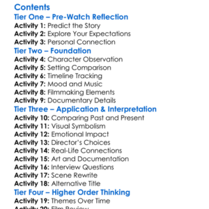 One Way Boogie Woogie27 Years Later 2005 Worksheet Activity Booklet