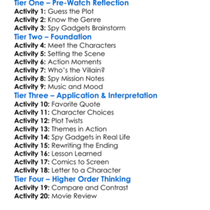 Operation Cobra 1997 Worksheet Activity Booklet