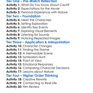 Opuntia 2017 Worksheet Activity Booklet