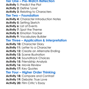 Our Take On Love 2022 Worksheet Activity Booklet