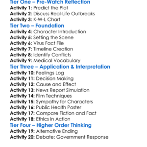 Outbreak 1995 Worksheet Activity Booklet