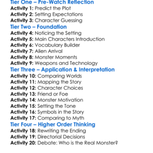 Outlander 2008 Worksheet Activity Booklet