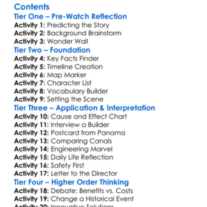 Panama Exploring The Panama Canal 1995 Worksheet Activity Booklet