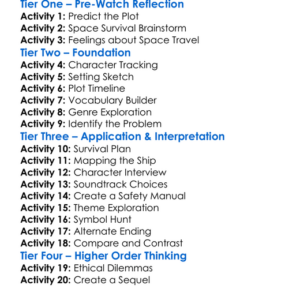 Pandorum 2009 Worksheet Activity Booklet