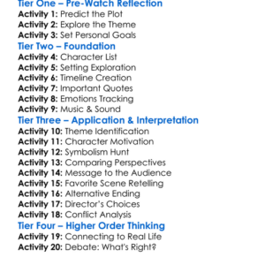 Paralyzed 2012 Worksheet Activity Booklet
