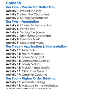 Parent Trap Hawaiian Honeymoon 1989 Worksheet Activity Booklet