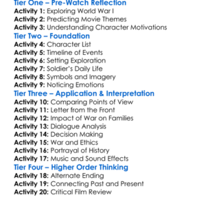 Passchendaele 2008 Worksheet Activity Booklet