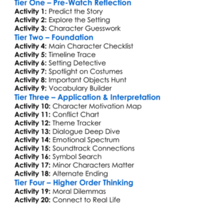 Past Shadows 2021 Worksheet Activity Booklet